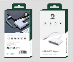 چهار در یک(SD,TF) CARDS و USB(C,A)آداپتور لایتینینگ با پورت های