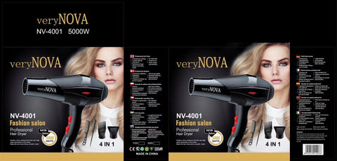 سشوار حرفه‌ای veryNOVA مدل NV-4001