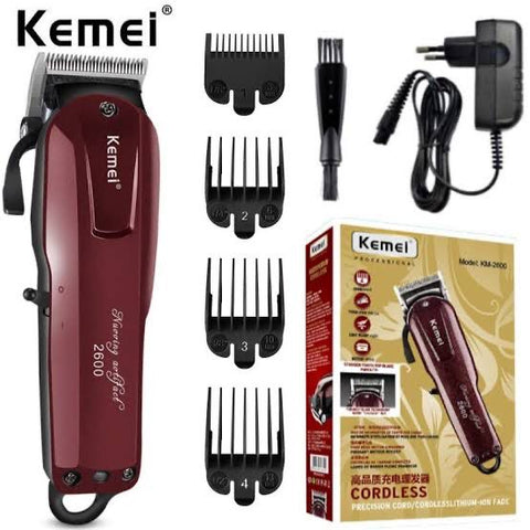 ماشین اصلاح حرفه‌ای بی‌سیم KEMEI مدل KM-2600