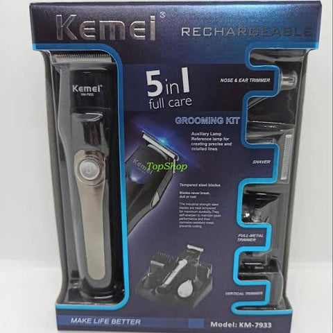 ست آراستگی 5 در 1 KEMEI مدل KM-7933